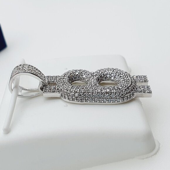 "14K Gold Plated Cubic Zircon Pendant, INUS1BR100 - Picture 8 of 9